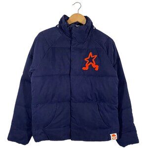 G-Star Raw by Marc Newson Felt Star Cotton Puffer Jacket Navy mens size small